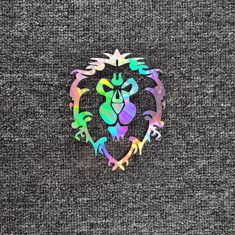 

Автомобильные наклейки WOW World Of Warcraft Alliance Lion, модель для крышки топливного бака, лобового стекла, мотоцикла, ноутбука D2
