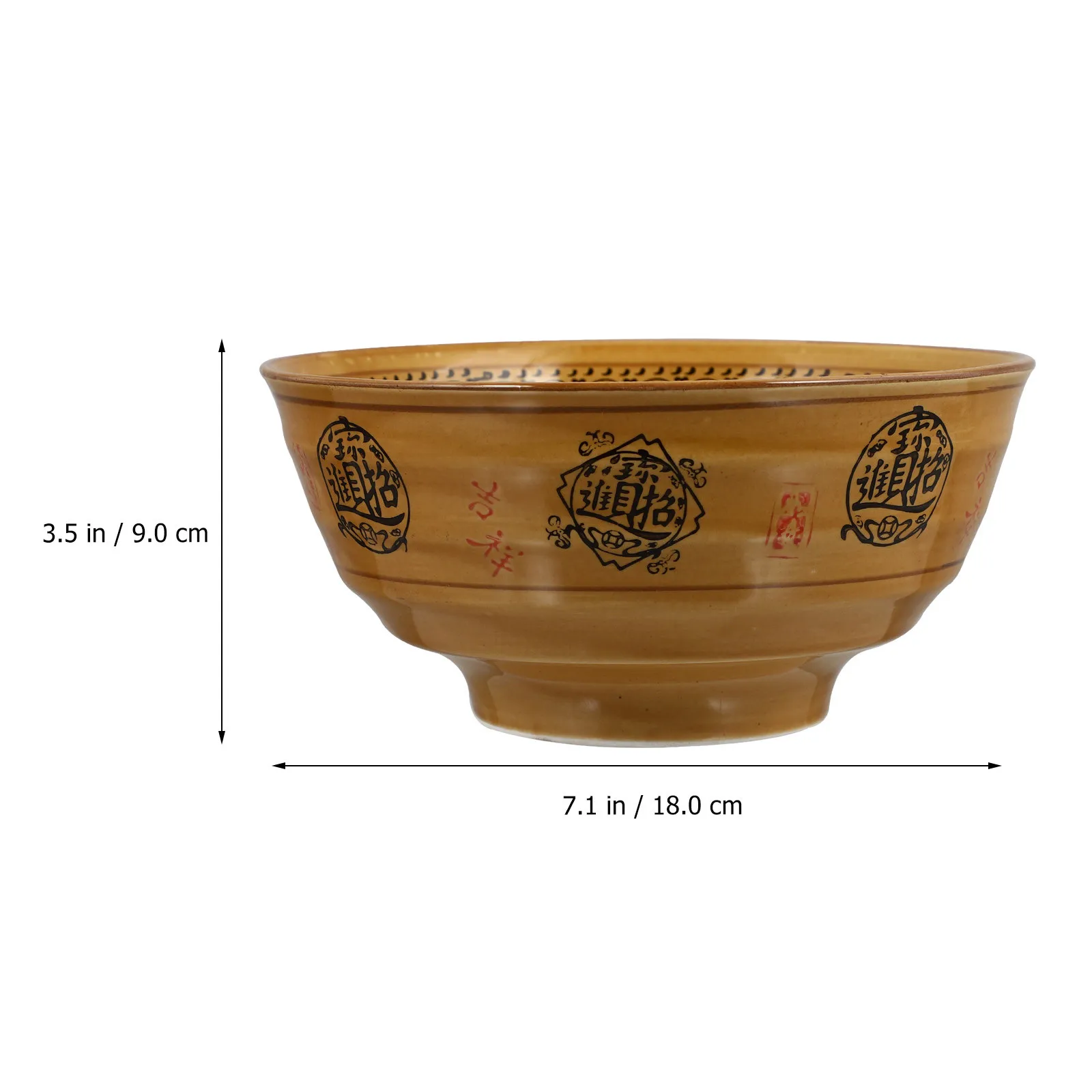 Фото Керамическая миска (1 шт.) для еды: безопасная, пищевая, для лапши, супов, рамена, риса, салатов, пасты, фруктов, хлопьев. Кухонная посуда для домашнего использования. №3