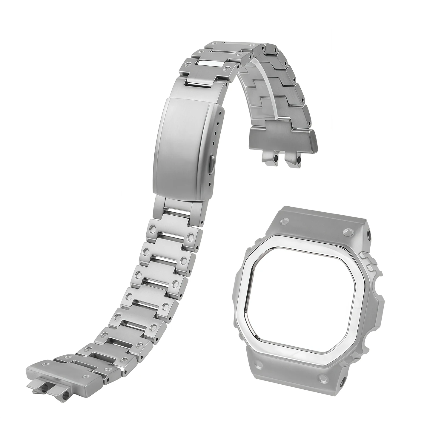 GMW-B5000 комплект модов из титанового сплава, ремешок + чехол для Casio G-SHOCK 3459 GMW-B5000, модификация, набор «сделай сам», детали для часов, аксессуары (art.: 3920d44c18d6c) - 3920d44c18d6c