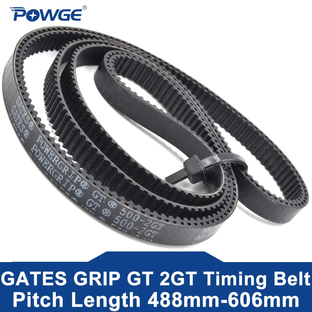 Ремень ГРМ POWGE GATES 2GT Lp = 488 492 494 500 502 504 506 516 524 530 544 550 558 570 572 578 586 598 600 606 Ширина 3-15