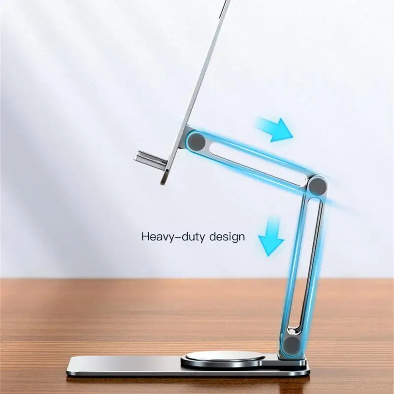 RYRA Portable Tablet Stand 360° Rotation Adjustable Foldable Holder For IPad Phone Samsung Xiaomi Lenovo Huawei Tablet Bracket