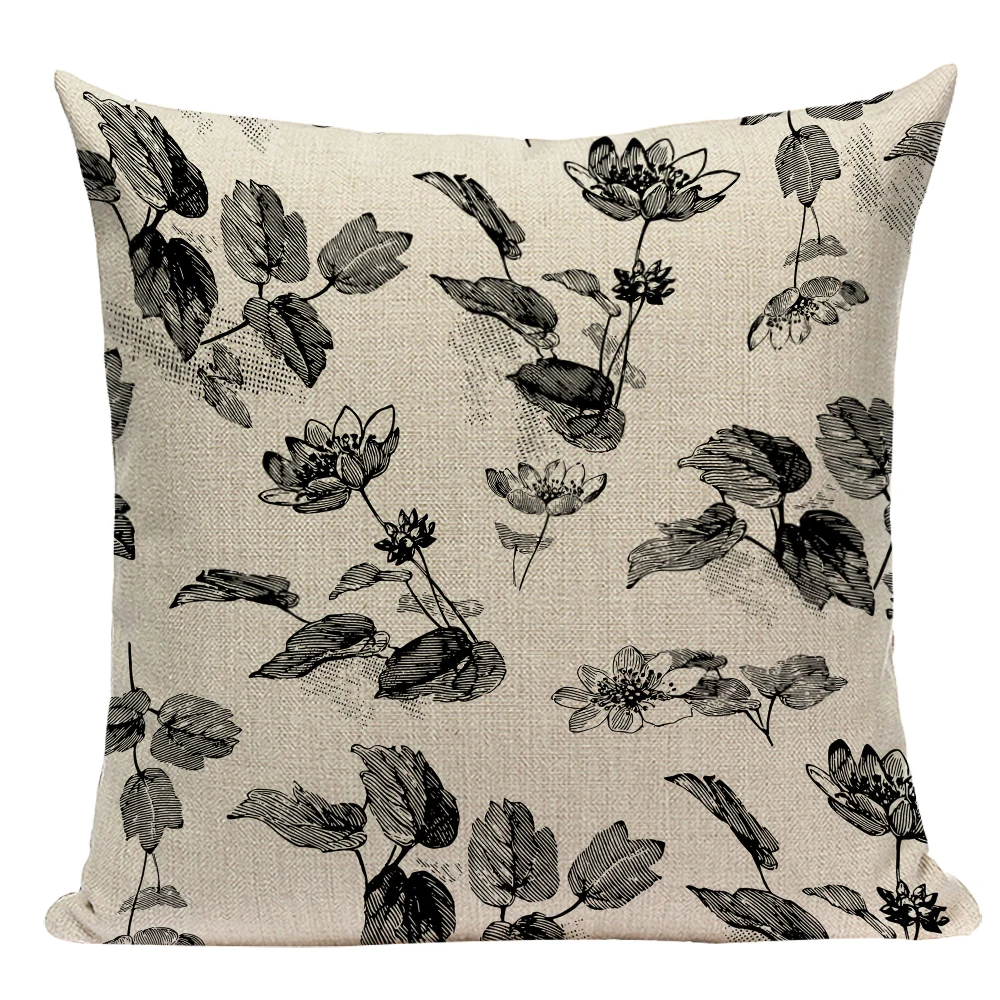 Декоративная подушка в виде листьев, 45x45