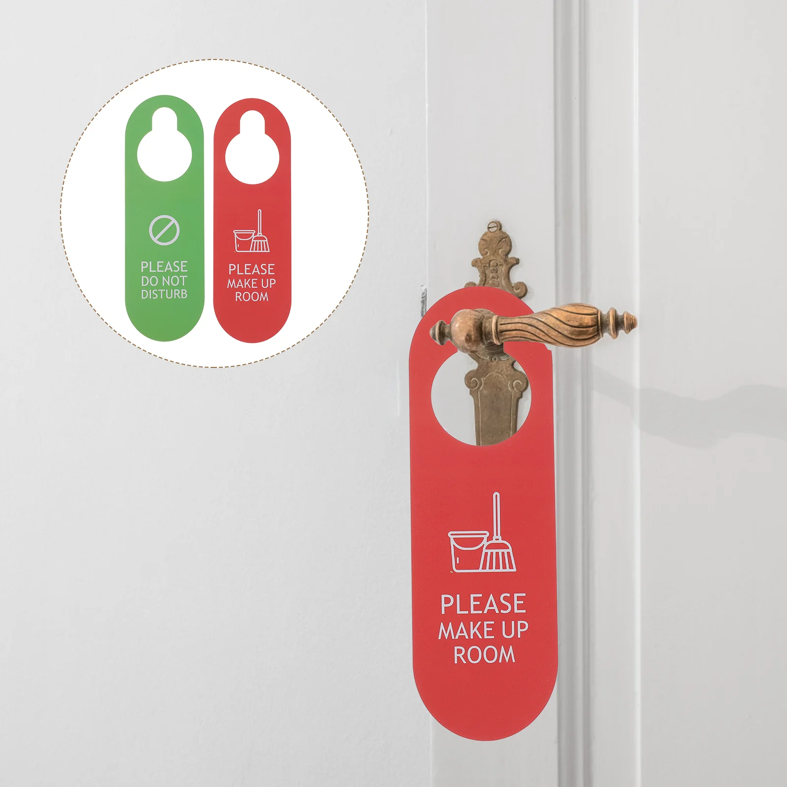 

Door Sign Hanger Not Do Disturb Knob Room Hotel Signs Please Makedouble Side Reminder Makeup Handle Office Hanginghangingstag
