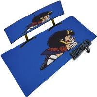 mafalda kawaii cartoon rubber mat mousepad backlit minimalist extra large pad pad with its print cheapest 1200x600 xxxl led rgb