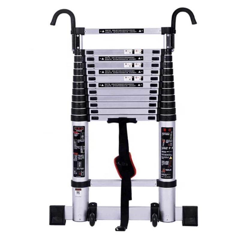 

Alloy Aluminum Retractable Multi-Functional Ladder Telescopic Single Straight Extension Extendable Folding Step Ladder 330lb Max