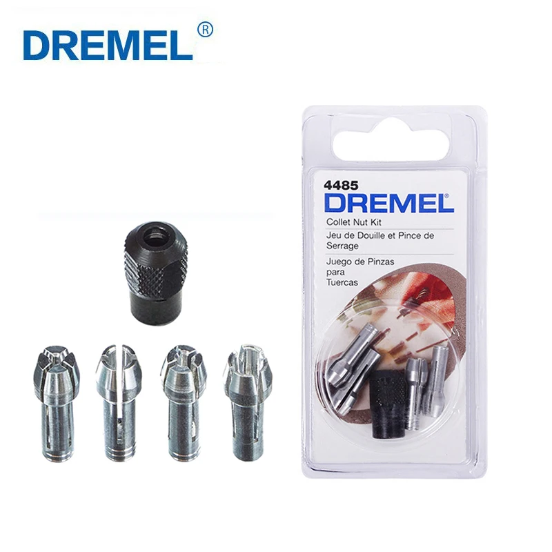 Dremel 4485 5pcs Quick Change Collet Nut Set Medium for Grinder Rotary Tool Accessories