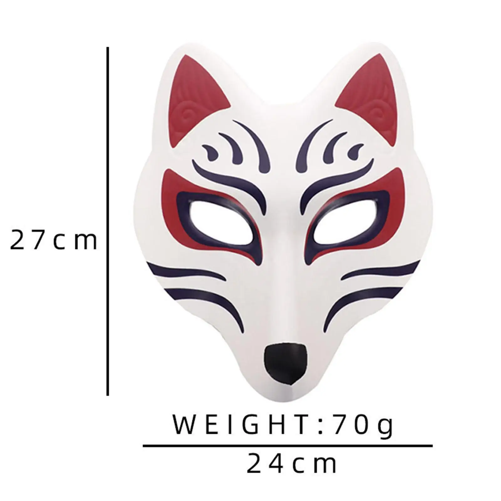 

Halloween Cosplay Mask Costume Cosplay Party Props, Japanese Anime Fox Mask