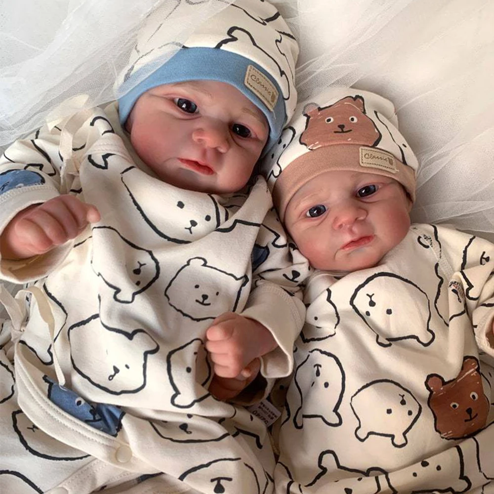 

Кукла реборн Мягкая силиконовая, 49 см, с жидкостью