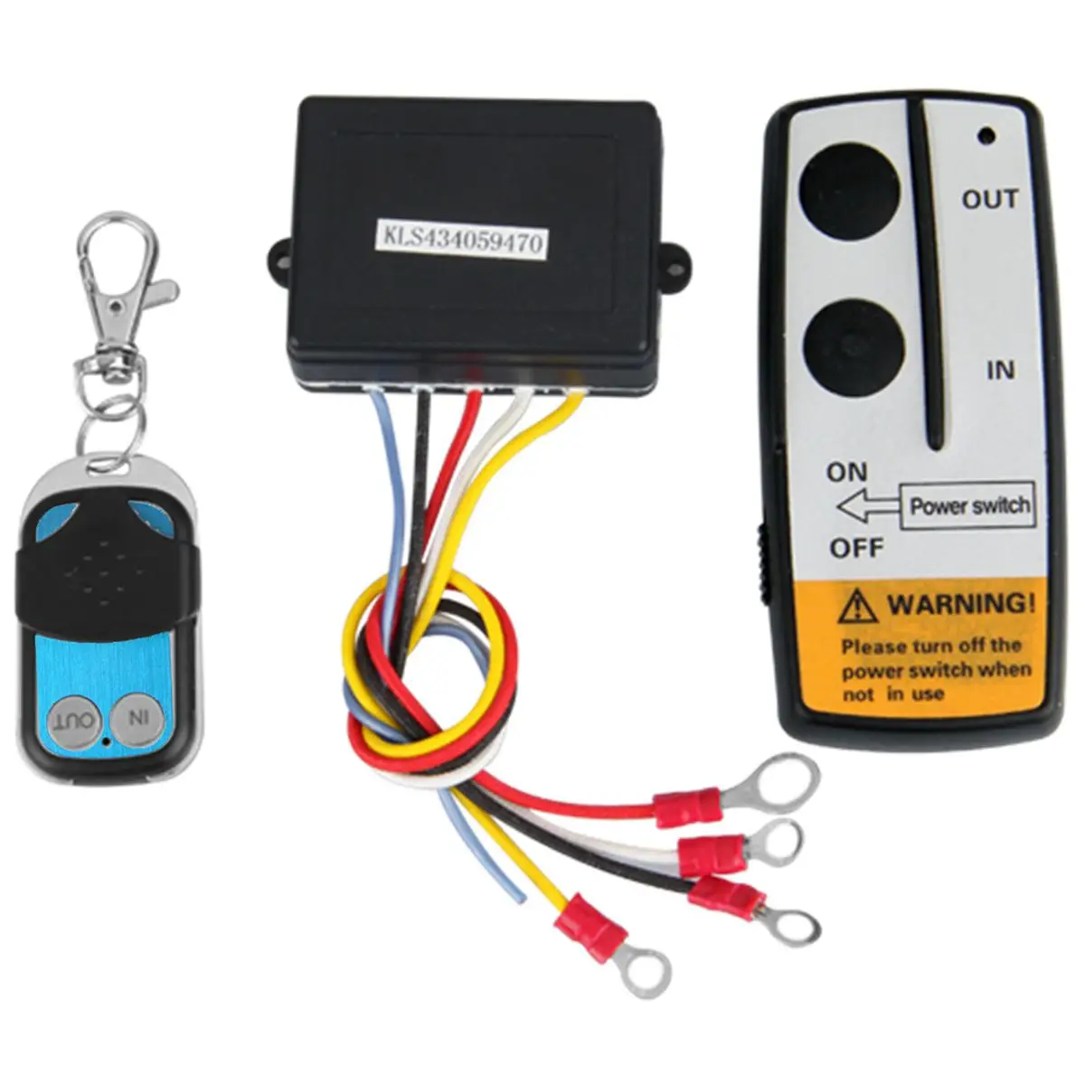 

12V 12Volt 50ft Wireless Remote Control Set for Truck ATV Warn Ramsey