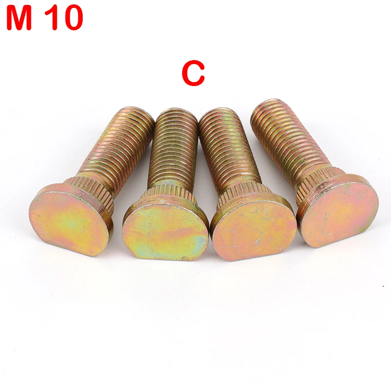 

4 шт./лот шлицевой винт M10 * 1,25 шпилька ступицы колеса 10,9 сталь для ATV UTV Buggy Kart аксессуары для квадроциклов