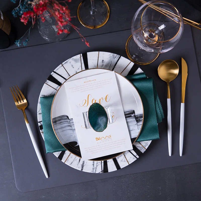

Full Tableware of Plates Luxury Kitchen Fork Spoon Luxury Cutlery Tableware Kitchen Dishes Kitchenware Vajilla Kitchen Utensils