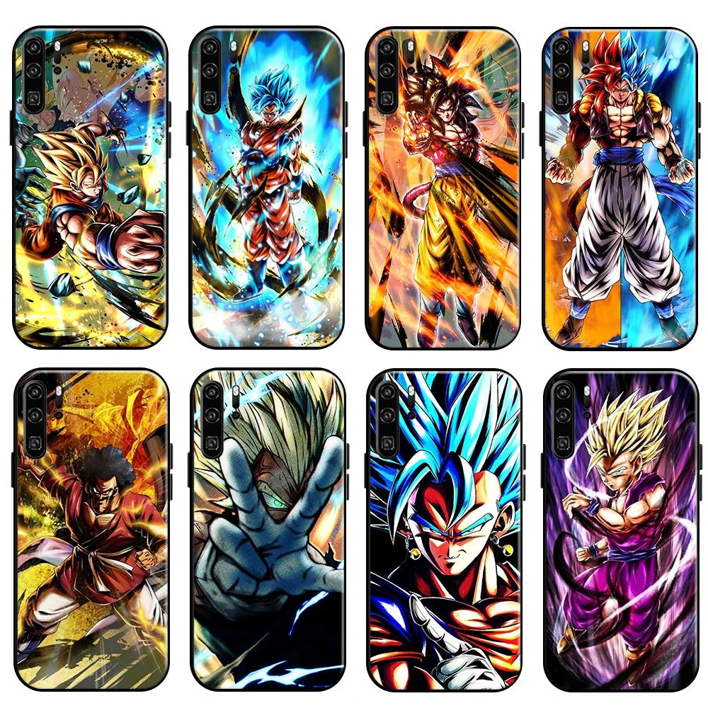 

Dragon Ball Goku For Huawei P Smart 2019-2021 P50 P40 P30 P20 Pro Lite 5G Phone Case Carcasa Liquid Silicon Silicone Cover