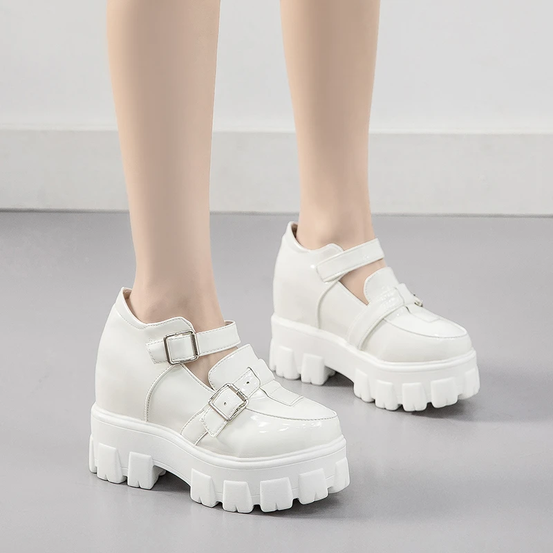 

Женские туфли мэри джейн 2022, женские винтажные туфли на высоком каблуке и платформе в стиле Лолиты, студенческие туфли в японском стиле для ...