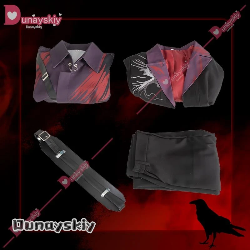 Игра Love and Deepspace Sylus Qin Che Косплей Костюм Парик Серые волосы Короткий парик Униформа