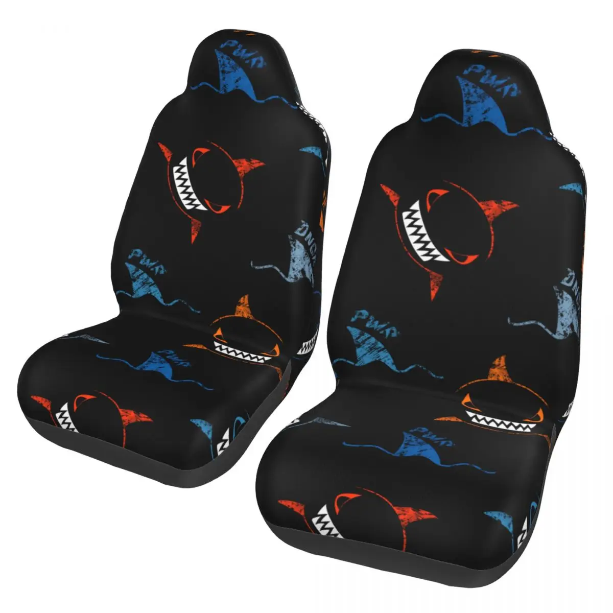 

Cute Sea Life Sharks Universal Car Seat Cover Waterproof Travel Car Seat Protector Polyester Hunting