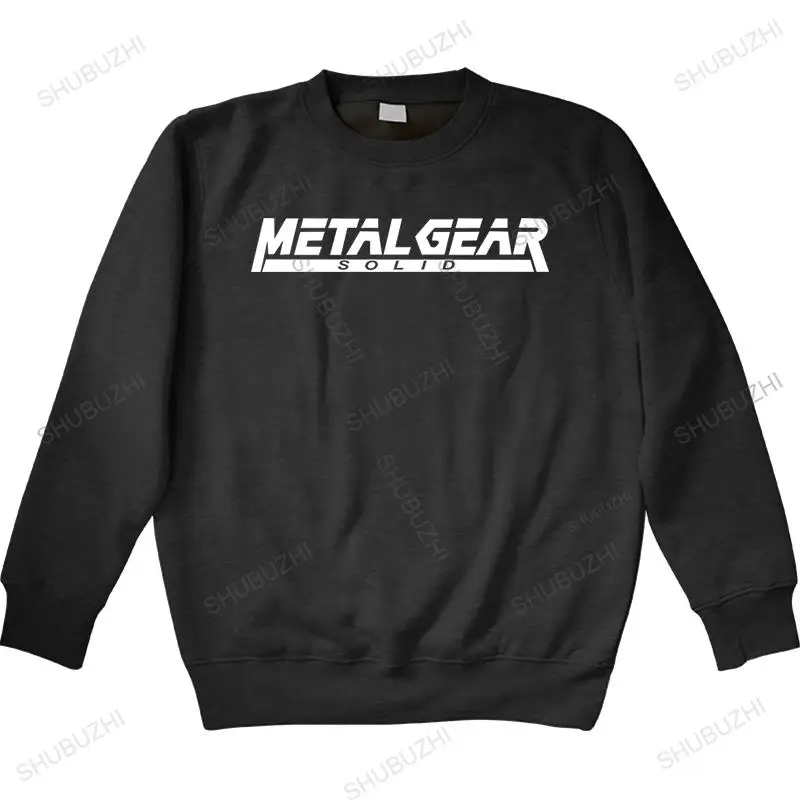 Толстовка Game MGS мужская с надписью свитшот металлическим снаряжением хлопковая