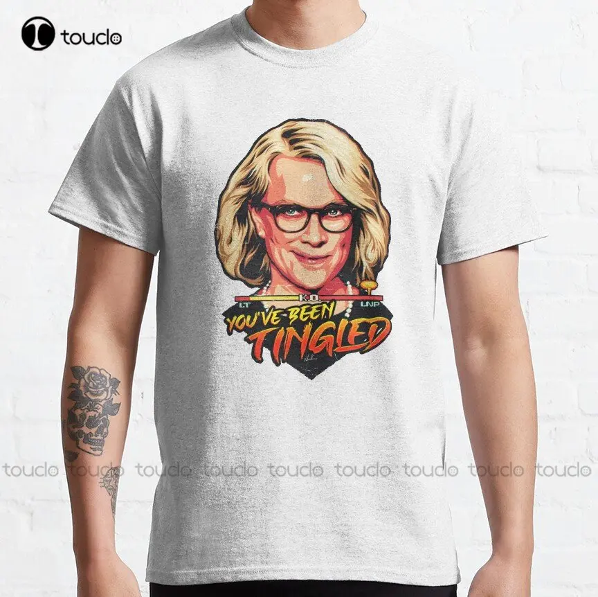 

Классическая футболка youbeen Tingled Laura Tingle, индивидуальная футболка Aldult для подростков, унисекс, цифровая печать, женская футболка в подарок