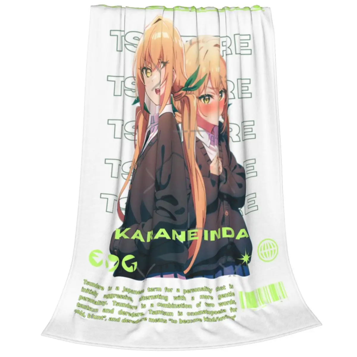 Одеяло для активных девушек аниме Arth Karane Inda The 100 покрывало на кровать Kawaii размер