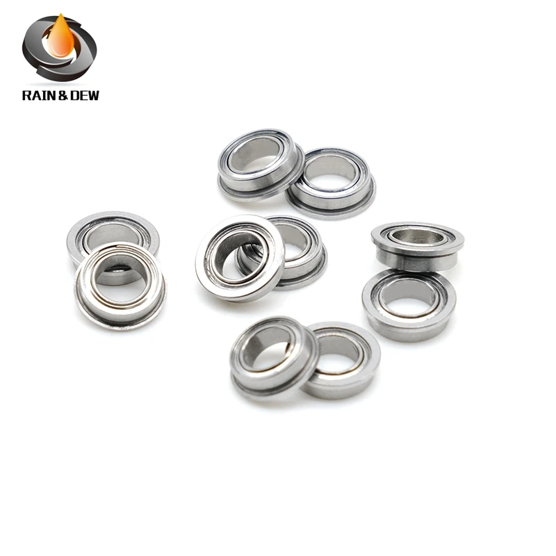 

10Pcs MF84ZZ ABEC-7 Flange Ball Bearing 4X8X3 Flange Bearing