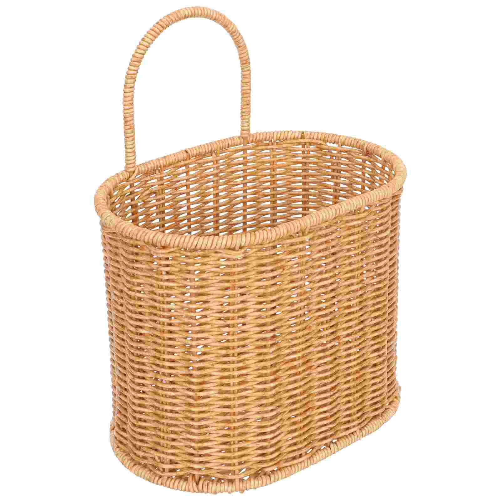 

Rattan Hanging Fruit Basket Creative Door Hanging Basket Wall Hanging Basket Wall Basket Decor