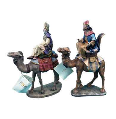 

Manger Set Nativity Scene Riding Camel King Figurine Home Decor Christ Jesus Statues Christmas Gift