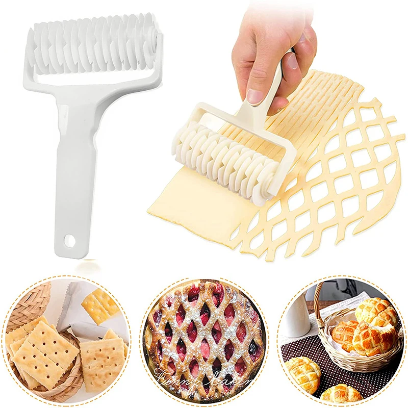 

Роллер для пирога, пиццы, резак для хлеба, кондитерских изделий, решетчатый роллер, резак, инструмент для выпечки «сделай сам», нож для выпеч...