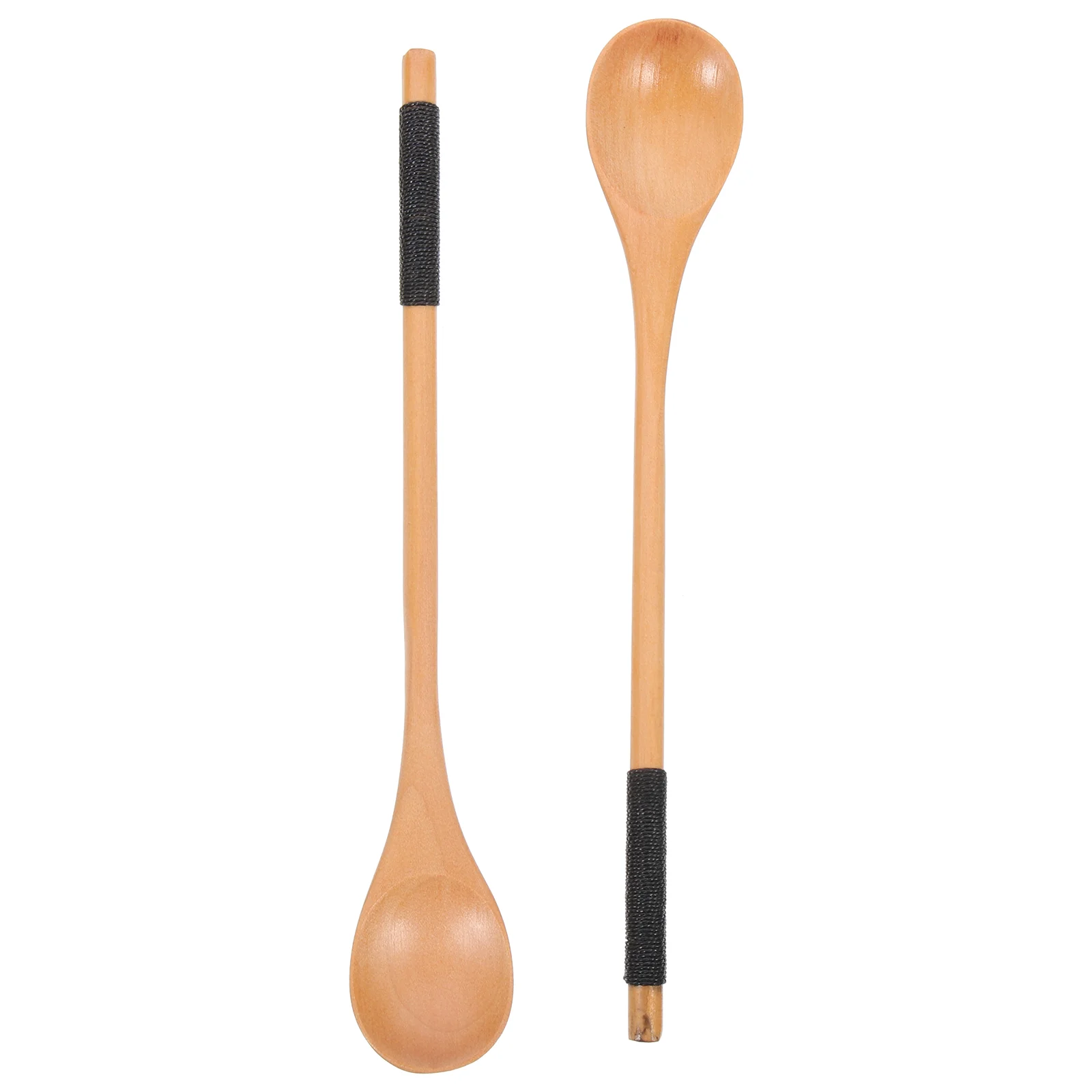 

Spoon Spoons Stirring Wooden Wood Coffee Dessert Reusable Kitchen Seasoning Tea Cream Ice Cruelty Sugar Cooking Eating Tasting