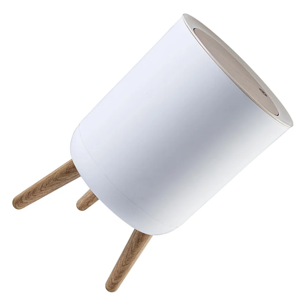 

Trash Can Bin Garbage Kitchen Office Waste Container Desk Basket Bucket Bedroom Bathroom Cans Lid Rubbish Wastebasket Outdoor