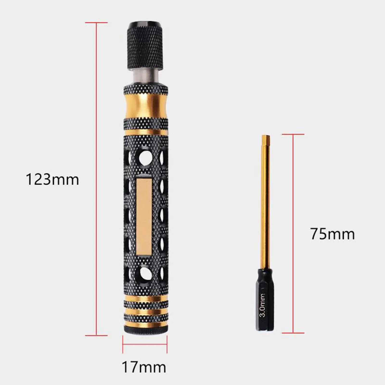 

Hexagon Screwdrivers 1.5/2.0/2.5/3.0mm Tool Steel for RC Car Remote Control Electronics drones PC
