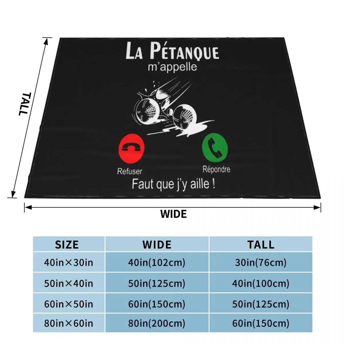 Персонализация La Petanque Mappelle Fete Cadeau Vacance Boule T095 Новое одеяло для девочек с принтом