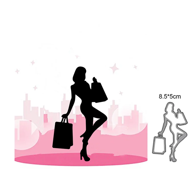 

Mother's Day Gift New Dies 2022 Mother Character Stencil Metal Cutting Die Stamp Scrapbook Album Decoration DIY Card Crafts