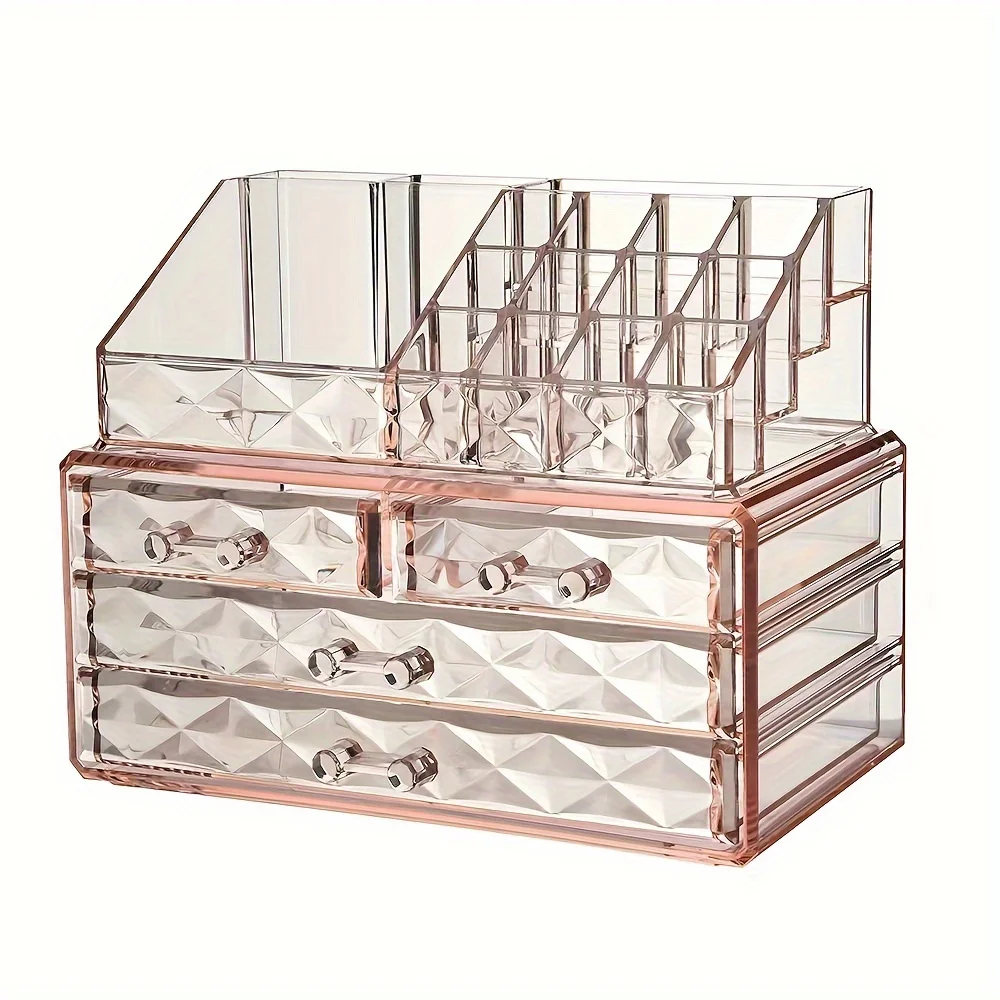 Нетроботы с коробкой для косметики в одном стиле прозрачной макияжа ящиком