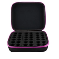 travel size hard shell d%c5%8dterra essential oils carrying bag organizer storage case holds 36 bottles 5ml 10ml 15ml suitcase pouch