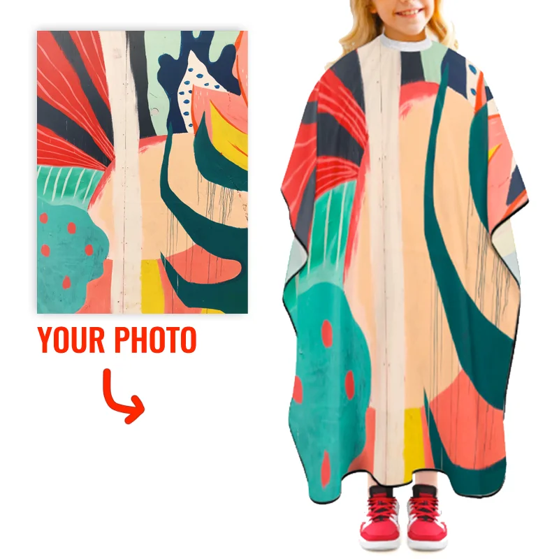 

Детский парикмахерский строительный коврик, индивидуальная стрижка, сделай сам, Прямая поставка, печать по запросу