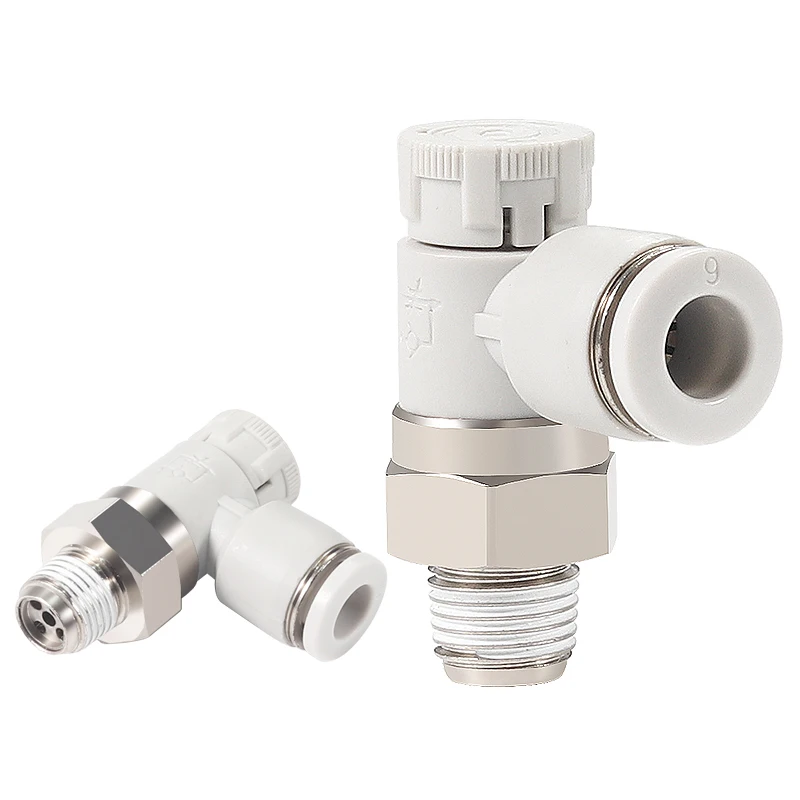 

PTL Connector Cylinder Push-lock Type Speed Control Valve Pneumatic Exhaust Throttle Type PTL4-01A-M PTL6-01A