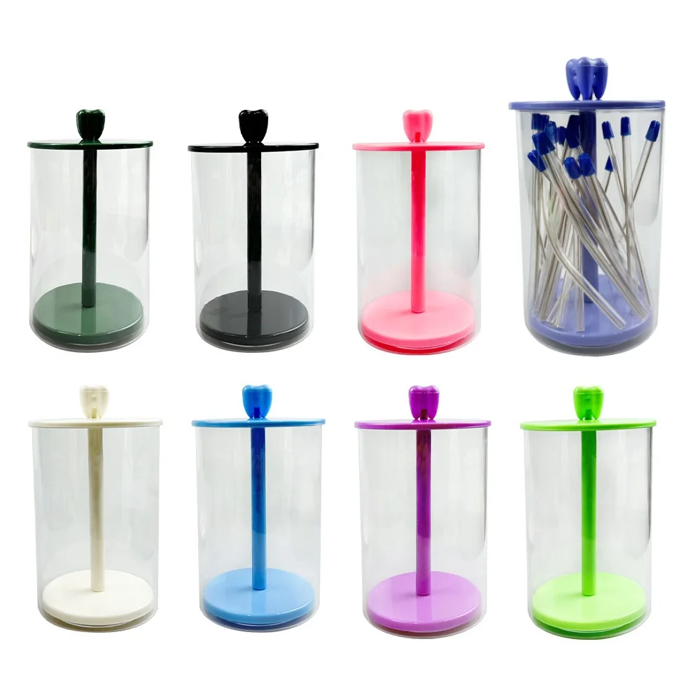 Punte di aspirazione dentale Supporto per espulsione saliva Scatola di posizionamento Odontoiatria Tubo aspiratore usa e getta Strumenti per odontoiatria Organizzatore di stoccaggio Nuovo