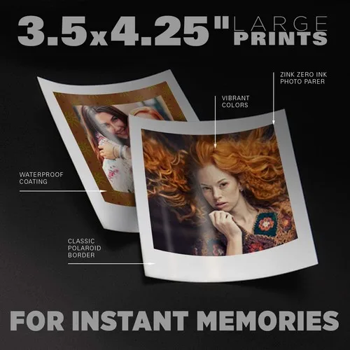 Zink Polaroid Pop 2.0 1 of the Combination Wireless Portable Instant 3x4 Photo Printer-Touch | Printers