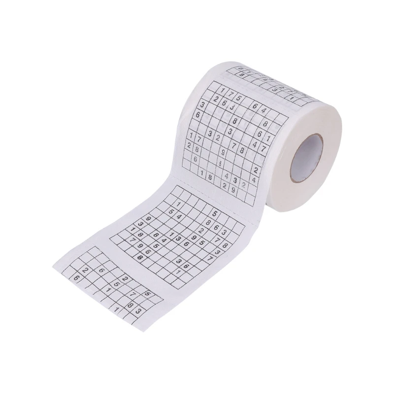 

Creative Sudoku Su Printed Tissue Paper Toilet Roll Paper Good Puzzle Game Bathroom Toilet Supplies
