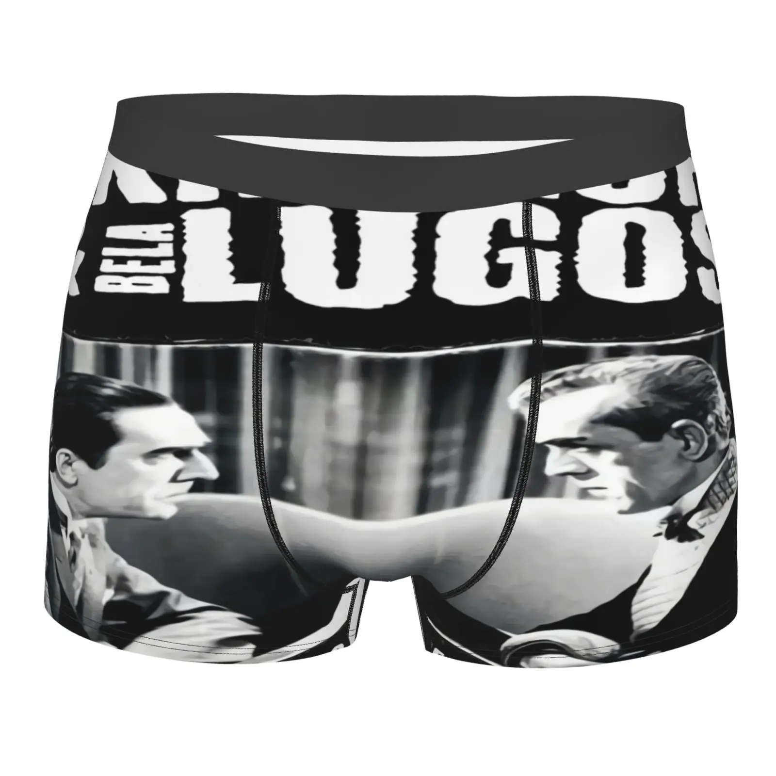 

Boris Karloff And Bela Lugosi V1 Boxer Briefs Sexy Mens Underwear Long Boxer Hombre Underwear Long Leg U Pouch Ball Pouch Long