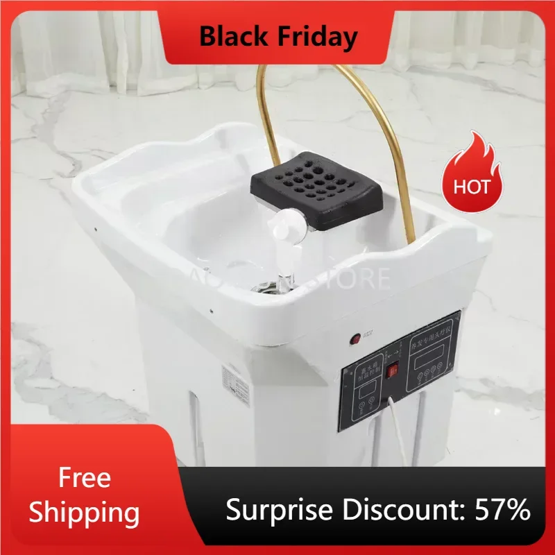 Резервуар для воды Шампунь Стул Раковина Портативный стилист Голова Спа