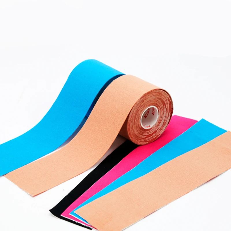

5M Kinesiology Tape Muscle Bandage Sports Cotton Elastic Adhesive Strain Injury Tape Knee Muscle Pain Relief Stickers