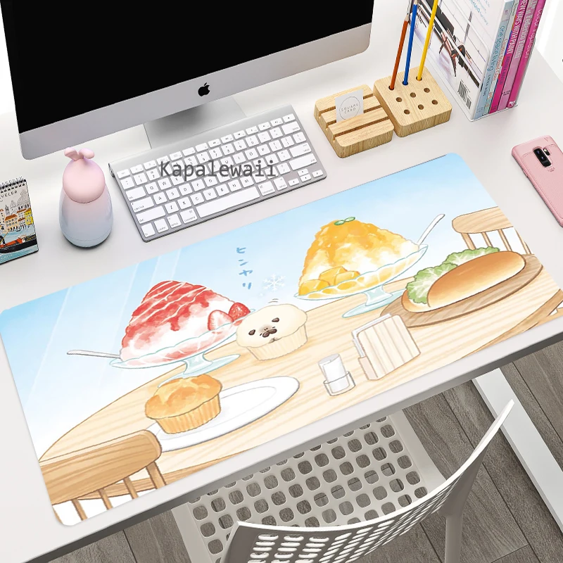 cute mouse pad comtuper desk mat large xl mousepad kawaii gaming accessoroes laptop gamer keyboard macbook waterproof maus mat free global shipping