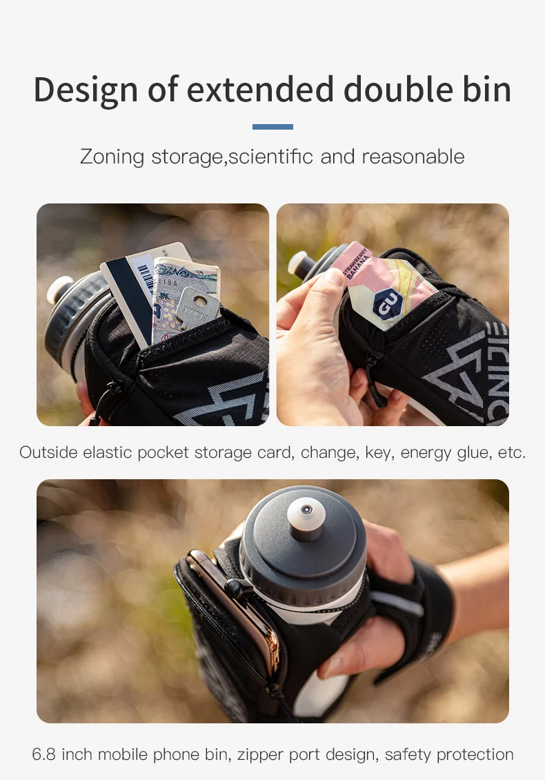 AONIJIE Multifunctional Handheld Kettle Bag Water Bottle Stow Flask Carrier Bag 6.8