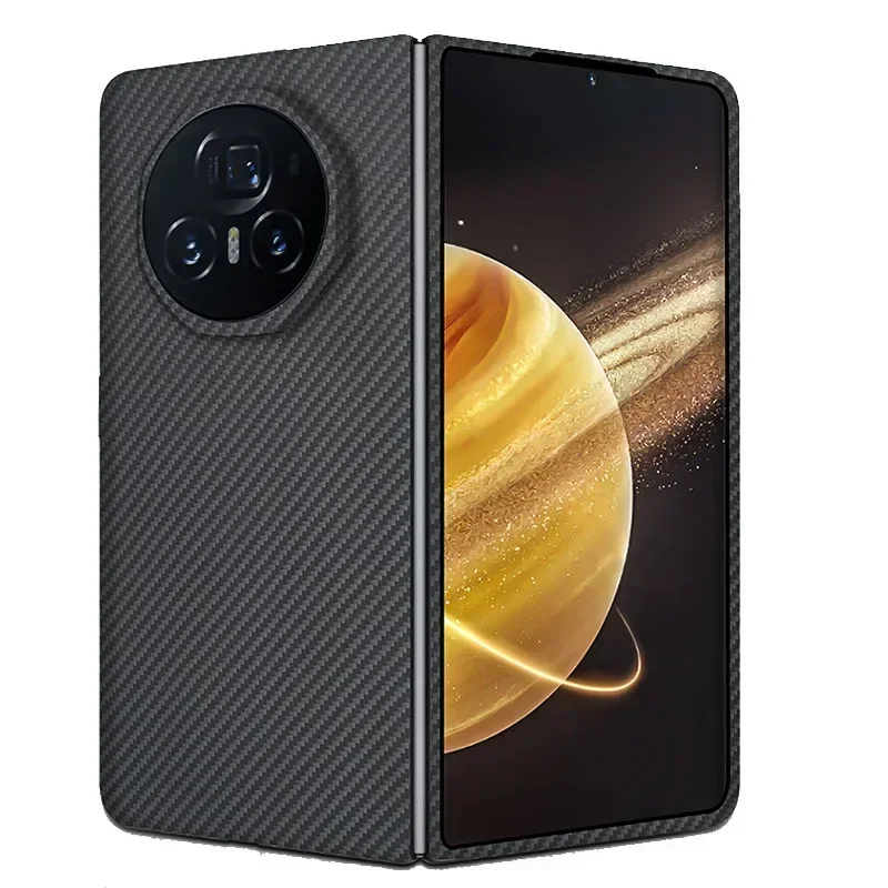 Чехол для Huawei Honor Magic V3 Magsafe Strength магнитный из настоящего углеродного волокна