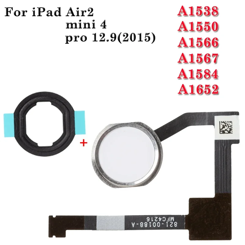 Кнопка домой гибкий кабель для iPad mini 4 air 2 Pro 12 9 2015 A1538 A1550 a1566 A1567 a1584 a1652 Главная