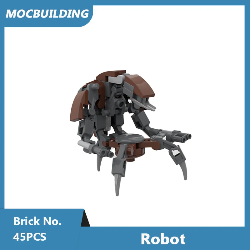 

MOC Building Blocks Battle Robot Model DIY Assembled Bricks Space Wars Destroyer Movie Series Children Toys Gifts 45PCS