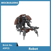 moc building blocks battle robot model diy assembled bricks space wars destroyer movie series children toys gifts 45pcs