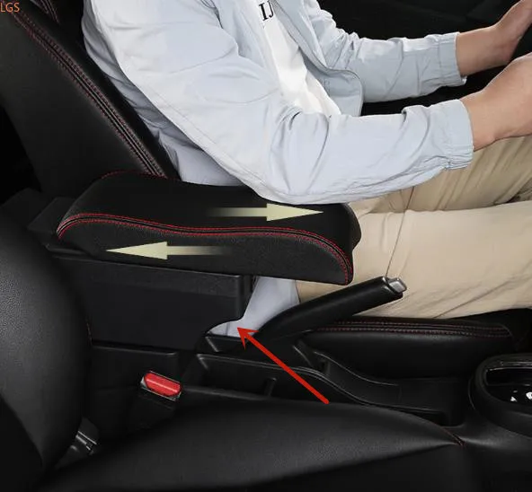 

For Chevrolet AVEO 2011-2014 Armrest box support Storage decoration support car accessories