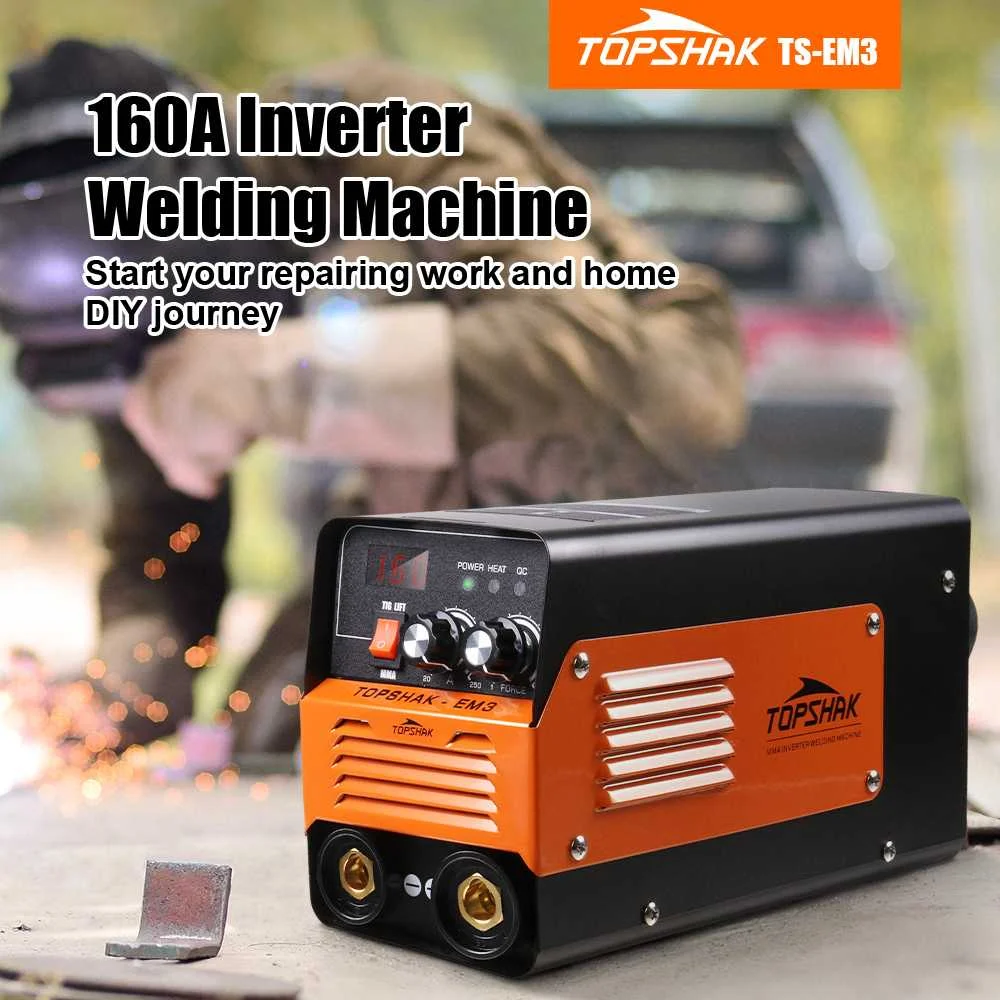 

TS-EM3 220V 160A MIG Welder MMA TIG IGBT Inverter Technology Gasless Mini Welding Machine Dual Welding Mode Welding Equipment