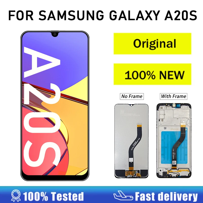 

New Original For Samsung Galaxy A20s LCD Display Screen Digitizer Assembly Repacement Parts For A20S A207 A2070 SM-A207F LCD